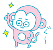 Let's Monkey Around 01 sticker #12567104