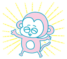 Let's Monkey Around 01 sticker #12567116