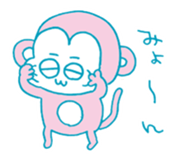 Let's Monkey Around 01 sticker #12567125