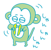 Let's Monkey Around 01 sticker #12567128