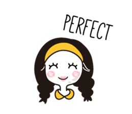 Small Eyes Girl sticker #12567536