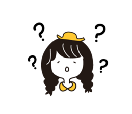 Small Eyes Girl sticker #12567556