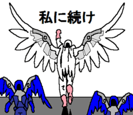 The Pigeon-Man looking down sticker #12568584