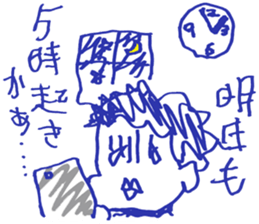 Mr.part-time work Sticker sticker #12568725