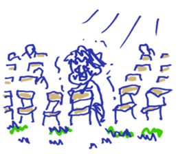 Mr.part-time work Sticker sticker #12568731