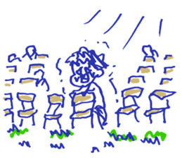 Mr.part-time work Sticker sticker #12568731