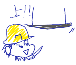 Mr.part-time work Sticker sticker #12568733