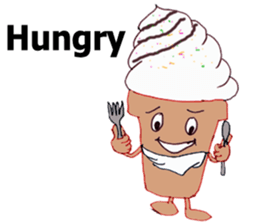 Happy Ice cream sticker #12568820