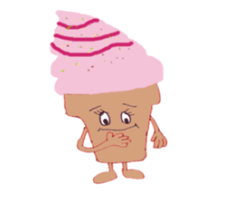 Happy Ice cream sticker #12568830
