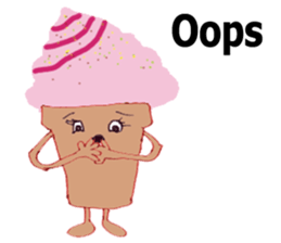 Happy Ice cream sticker #12568839