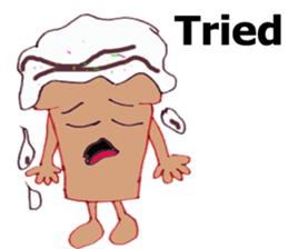 Happy Ice cream sticker #12568845