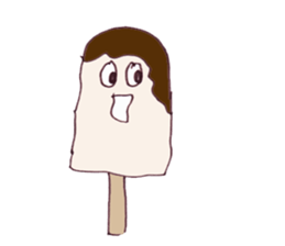 Happy Ice cream sticker #12568847