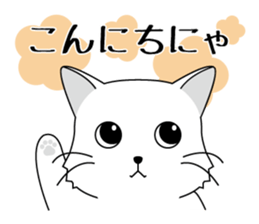 Cat language Sticker sticker #12568895