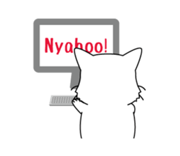 Cat language Sticker sticker #12568932