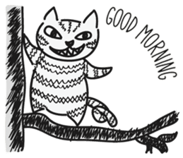 Cheshire Cat by tyettya (English) sticker #12569055