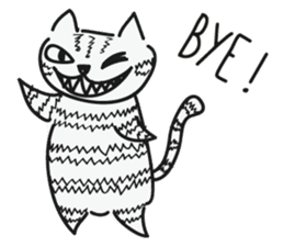 Cheshire Cat by tyettya (English) sticker #12569057