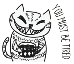 Cheshire Cat by tyettya (English) sticker #12569058