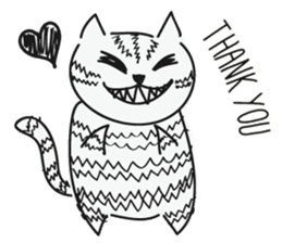 Cheshire Cat by tyettya (English) sticker #12569059