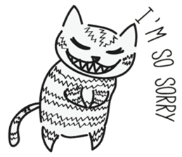Cheshire Cat by tyettya (English) sticker #12569061
