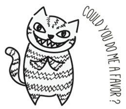 Cheshire Cat by tyettya (English) sticker #12569062