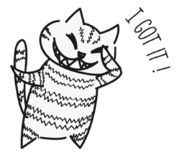 Cheshire Cat by tyettya (English) sticker #12569063