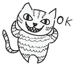 Cheshire Cat by tyettya (English) sticker #12569064