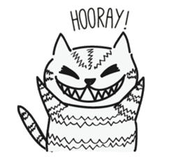 Cheshire Cat by tyettya (English) sticker #12569066