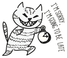 Cheshire Cat by tyettya (English) sticker #12569071