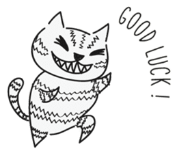 Cheshire Cat by tyettya (English) sticker #12569073