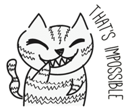 Cheshire Cat by tyettya (English) sticker #12569075
