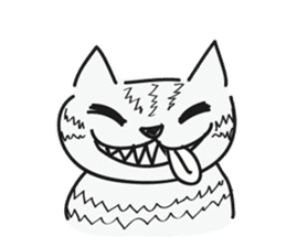 Cheshire Cat by tyettya (English) sticker #12569076