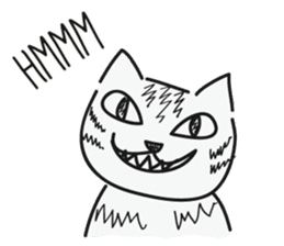 Cheshire Cat by tyettya (English) sticker #12569078