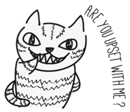 Cheshire Cat by tyettya (English) sticker #12569080