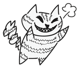 Cheshire Cat by tyettya (English) sticker #12569081