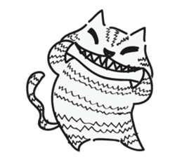 Cheshire Cat by tyettya (English) sticker #12569083