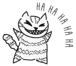 Cheshire Cat by tyettya (English) sticker #12569084