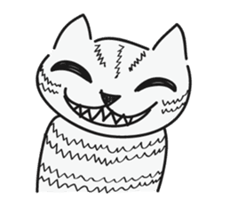Cheshire Cat by tyettya (English) sticker #12569087