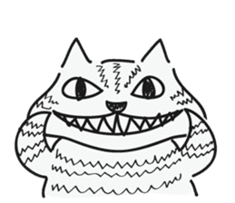 Cheshire Cat by tyettya (English) sticker #12569090