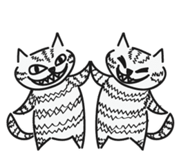 Cheshire Cat by tyettya (English) sticker #12569092