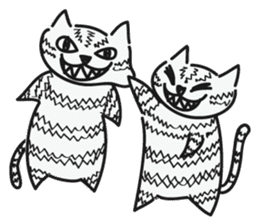 Cheshire Cat by tyettya (English) sticker #12569093