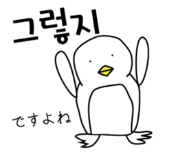 Korean Penguin sticker #12569201