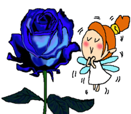 Fairy roses sticker #12569438