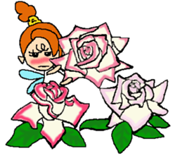 Fairy roses sticker #12569440