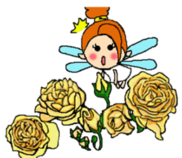Fairy roses sticker #12569441