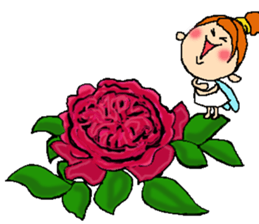Fairy roses sticker #12569442