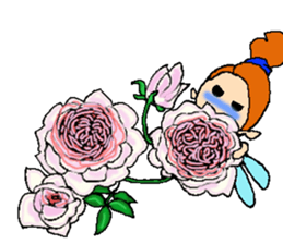 Fairy roses sticker #12569443