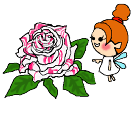 Fairy roses sticker #12569445