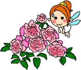 Fairy roses sticker #12569446
