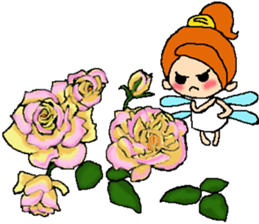 Fairy roses sticker #12569447