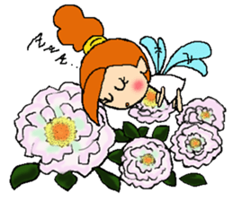 Fairy roses sticker #12569449